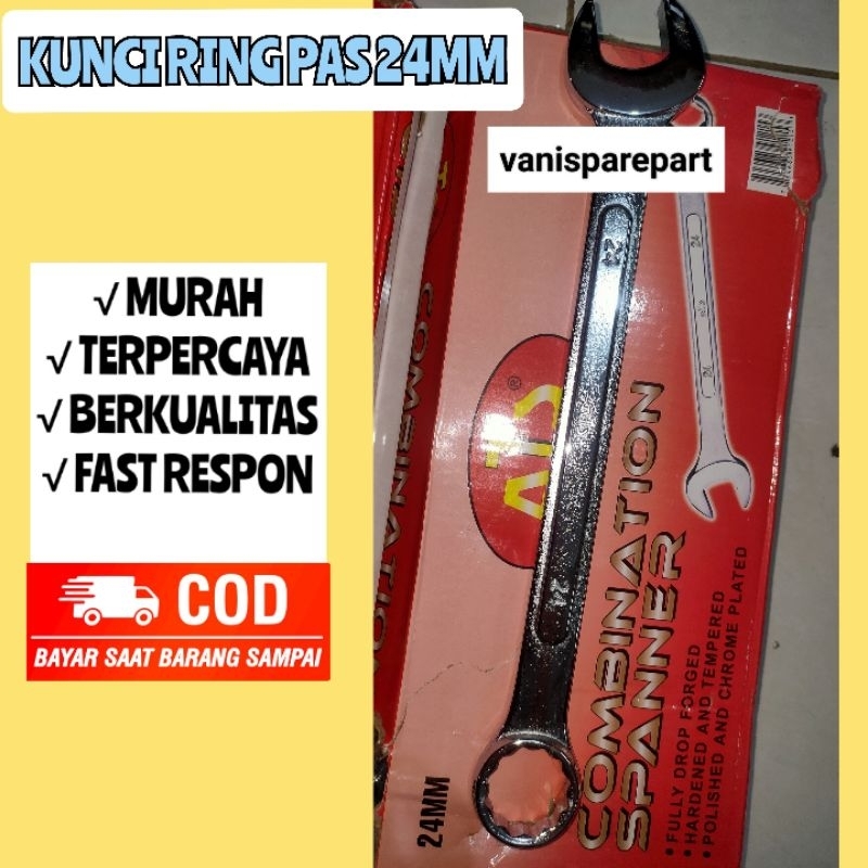 KUNCI RING PAS 24 KUNCI KOMBINASI KUNCI RING PAS ATS 24 ATS