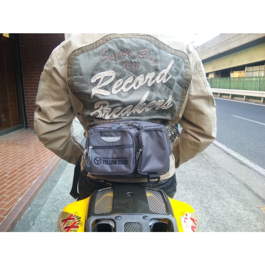 Waist Bag YELLOW CORN Tas Pinggang Biker