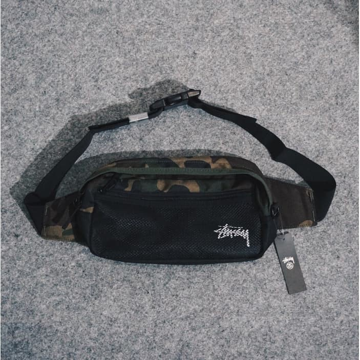 Tas Sling Bag STUSSY Side Bag Camo Original