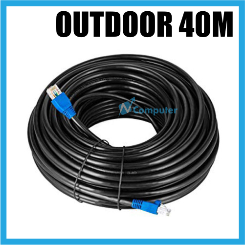 KABEL LAN OUTDOOR SIAP PAKAI  40M CAT 5e KABEL UTP HIGH QUALITY FREE CRIMPING FREE RJ45