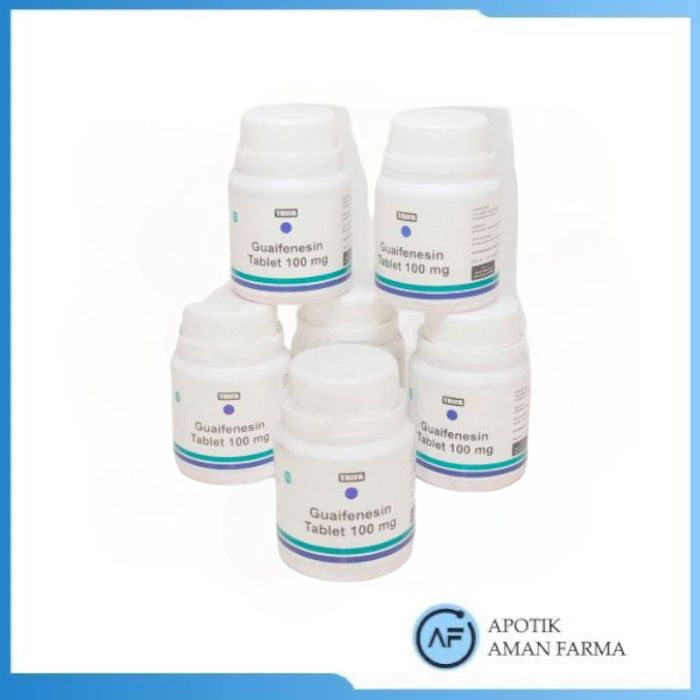 Guaifenesin Pot Trifa 100 Tablet