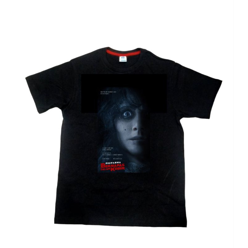 Kaos film Suzanna | kaos movie Suzanna | beranak dalam kubur | kaos wanita | kaos pria