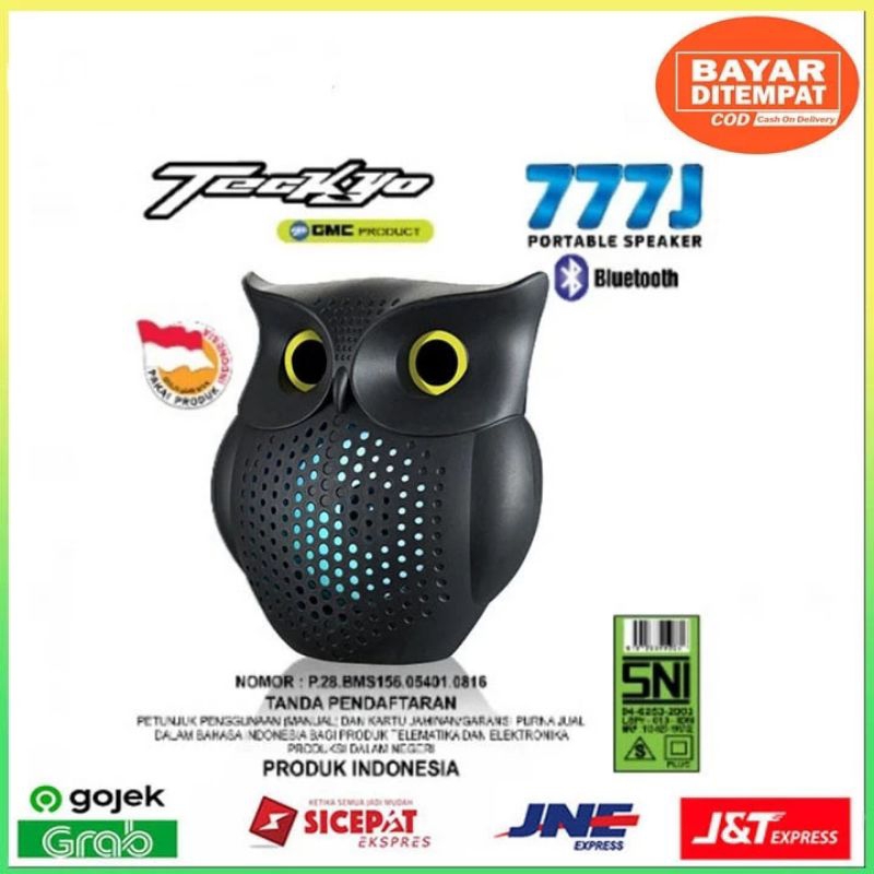 Speaker Bluetooth Teckyo 777j