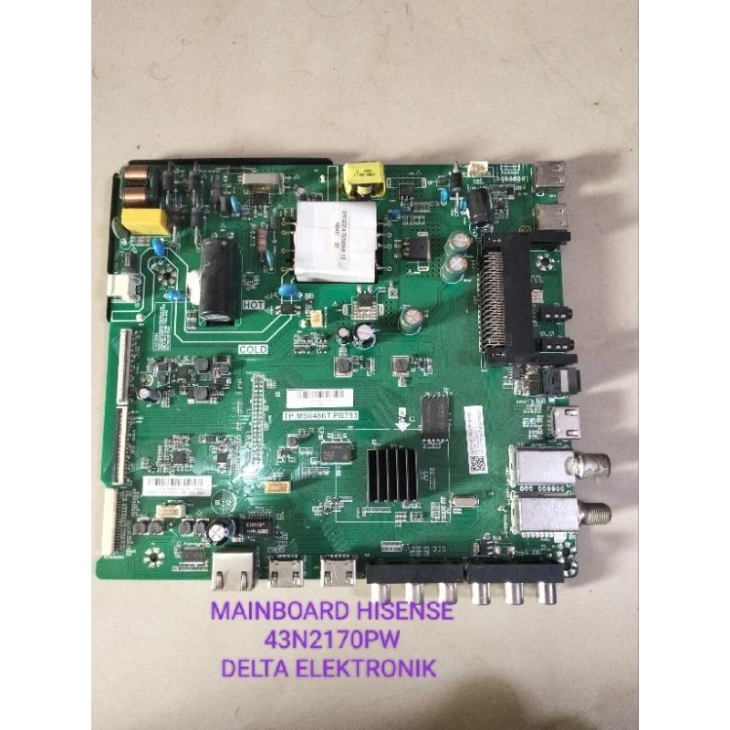 MAINBOARD MB TV LED HISENSE SMART 43N2170PW