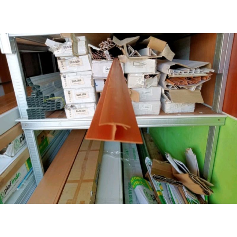 lis sambung coklat plafon pvc