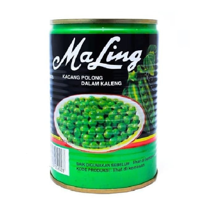 

kacang polong kaleng green peas ma ling 397