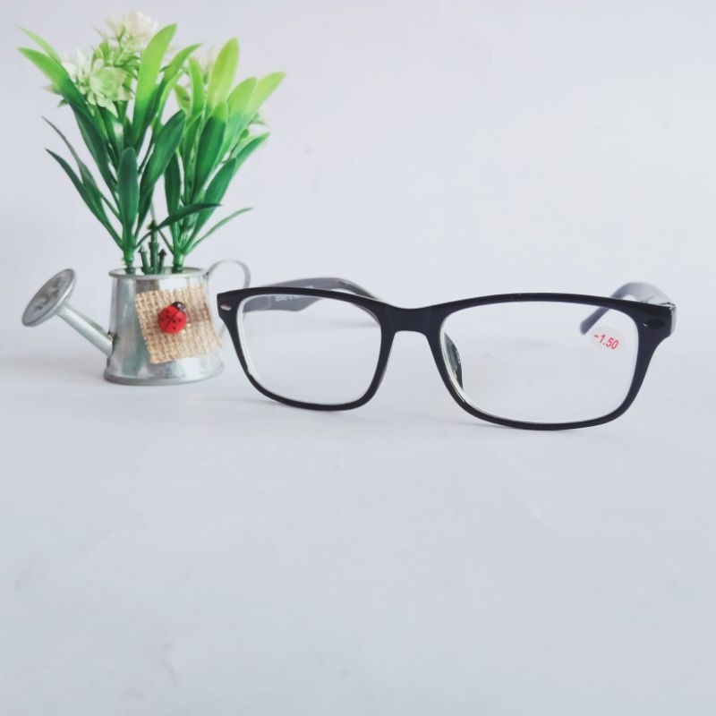 KMLJ-16. kacamata minus. Lensa Bening. Corvette ORI. ukuran sd minus -8.00