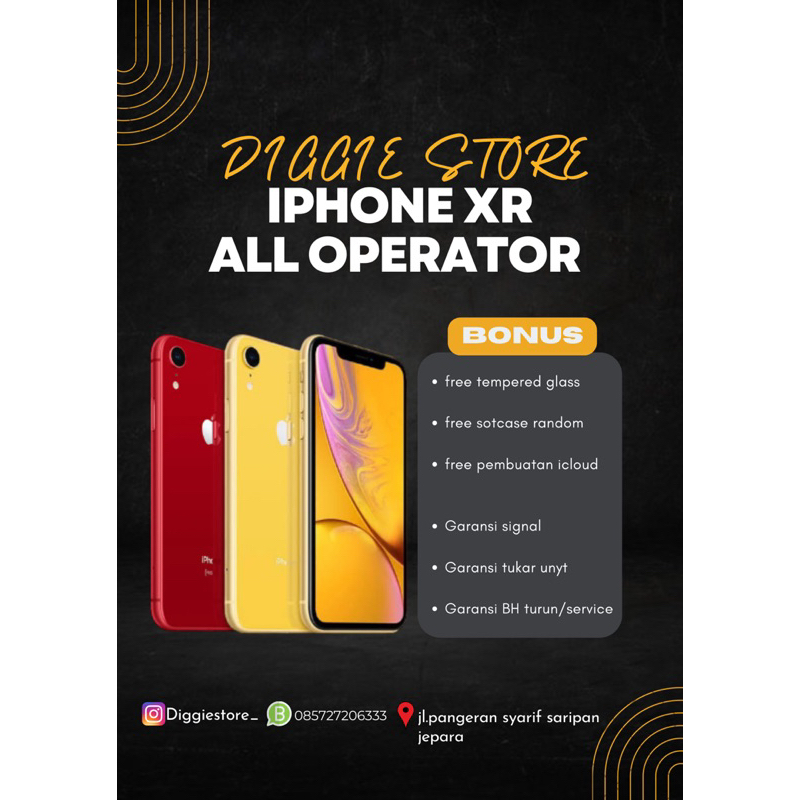 iphone XR 64gb & 128gb harga termurah