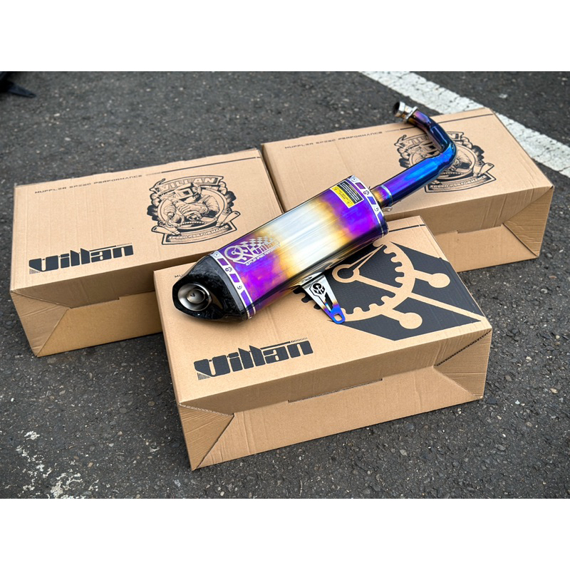 KNALPOT VILLAN XMAX FORZA FULL SYSTEM