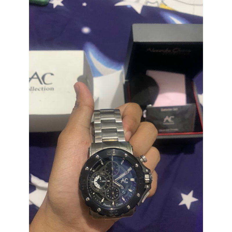 Alexandre Christie 9205 Silver Black