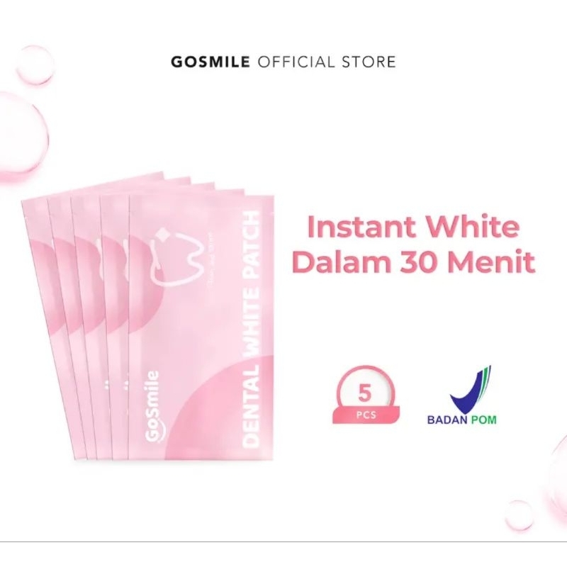 Go Smile Dental White Patch untuk mencerahkan gigi seperti bleaching dengan glycerin mentol & pvp BP