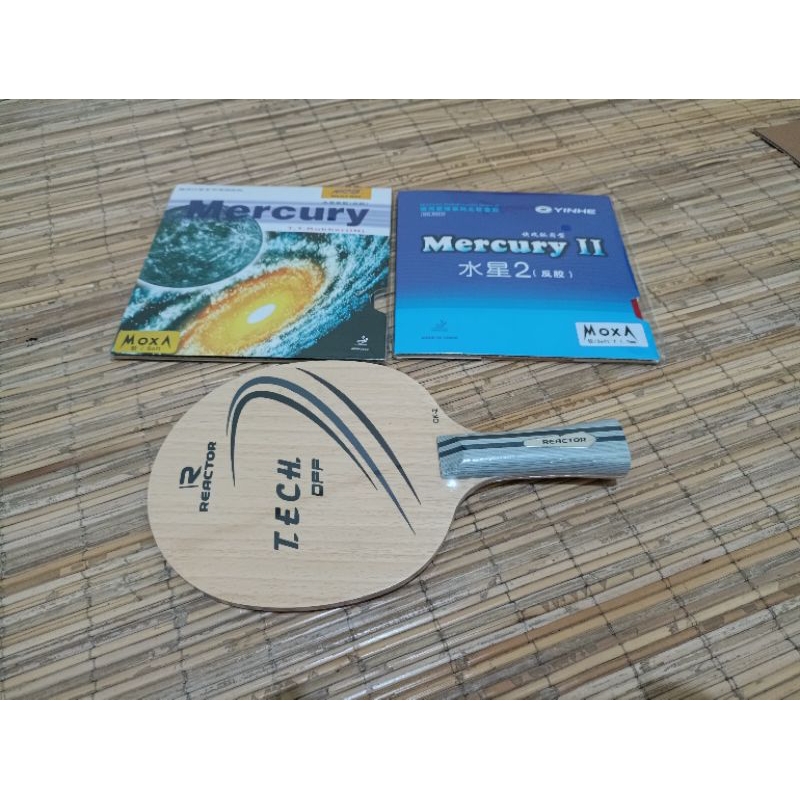 PAKET BET TENIS MEJA REACTOR CK2 PLUS YINHE