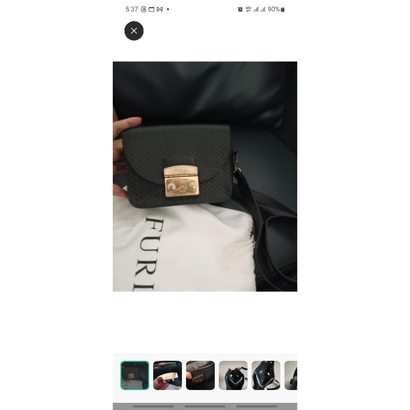 Furla Metropolis - Black Leather