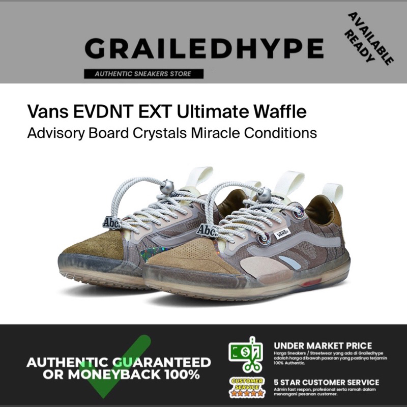 Vans EVDNT EXT Ultimate Advisory Board Crystals Miracle Conditions (100% Original)