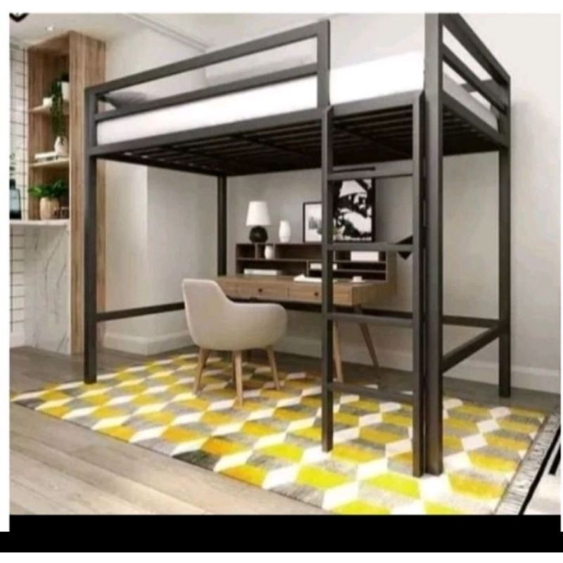 ranjang besi modern simple ukuran 140x200