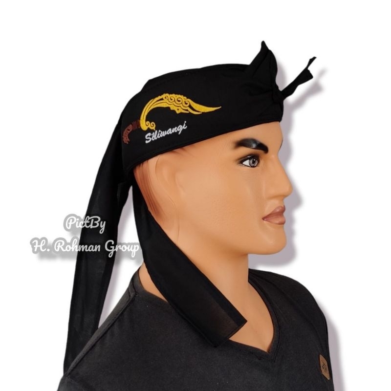 bendo blangkon udeng Sunda Jawa Barat motif bordiran bisa COD