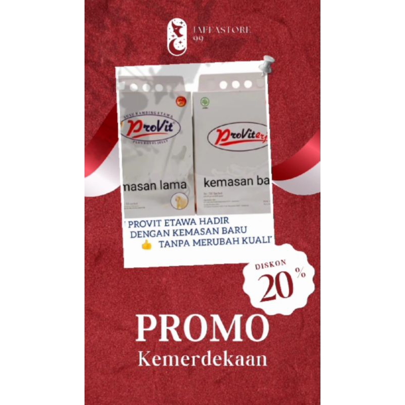 

SUSU PROVIT ERJE / 10 Sachet Ori 100 %