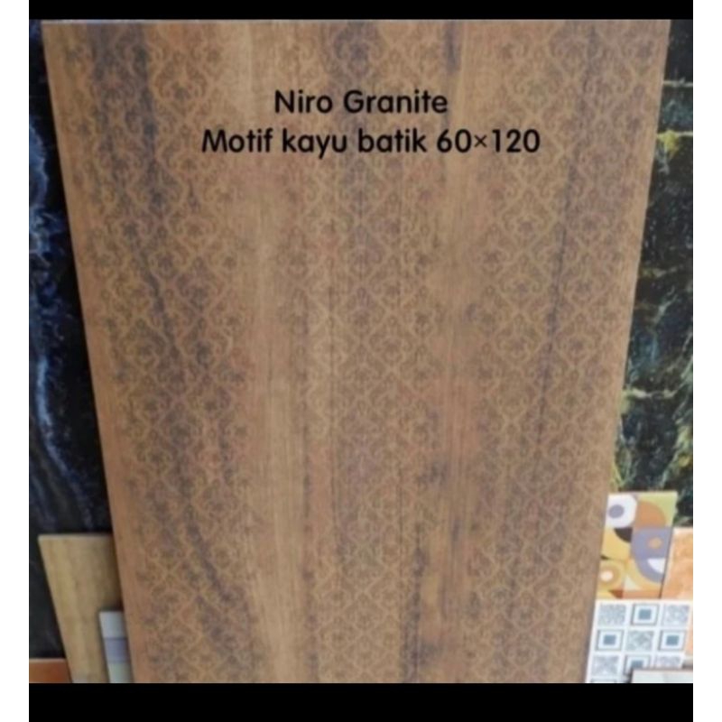 granit 60x120 motif kayu batix Niro granite