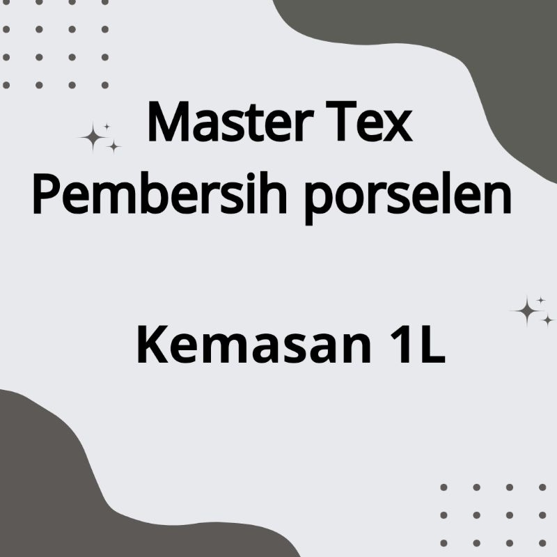 TERMURAH MASTER TEX PROSTEK FORTUNE KEMASAN 1Liter PEMBERSIH PORSELEN KAMAR MANDI WC