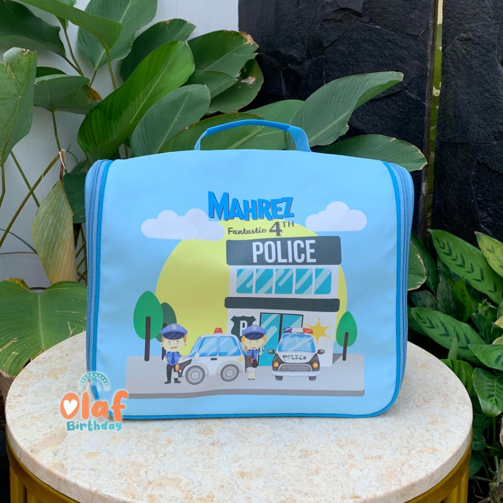 Zipper Bag Tas Souvenir Ulang Tahun Anak Custom Tas Ultah Anak tenteng full resleting premium