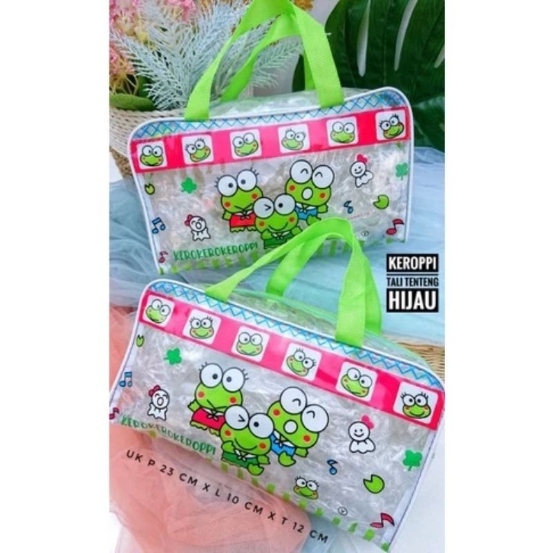 Tas kosmetik motif keropi