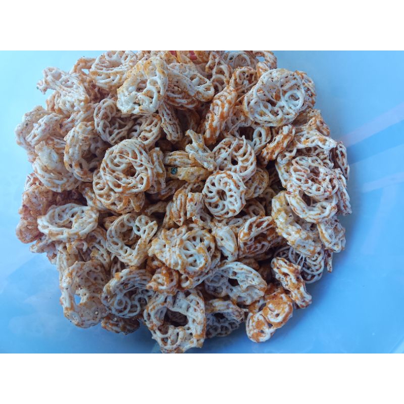 

Krupuk seblak pedas viral