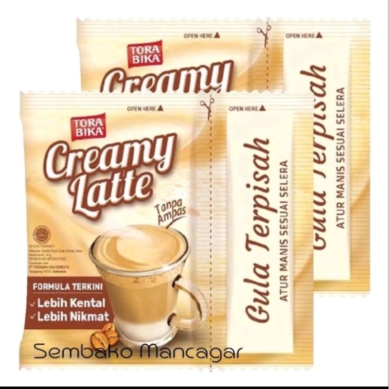 

TORABIKA CREAMY LATTE NETTO 10 PCS X 25 GR