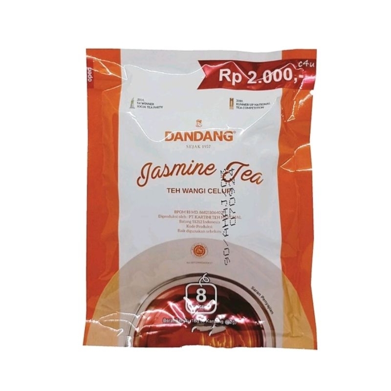 

TEH DANDANG CELUP RENTENG JASMINE SACHET 18 GR