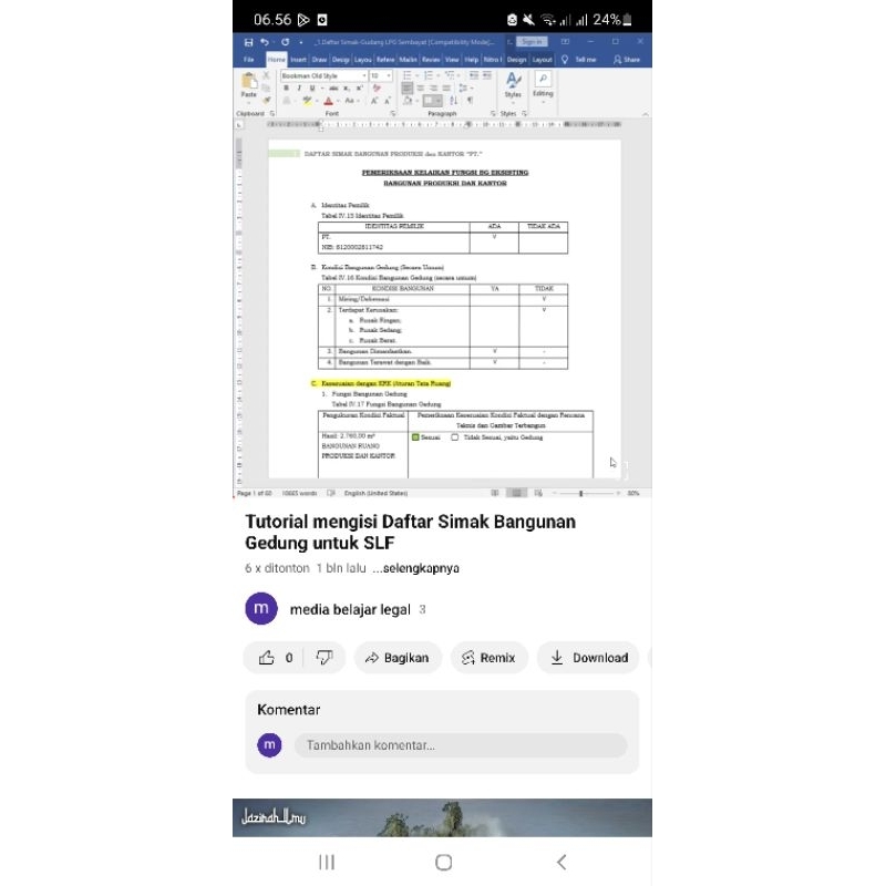 

Daftar simak SLF