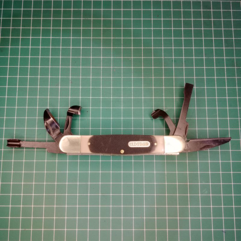 SCHRADE OLDTIMER 240T Splinter Carvin' knife Kindling set pisau lipat raut ukir kuksha kuksa hobby t