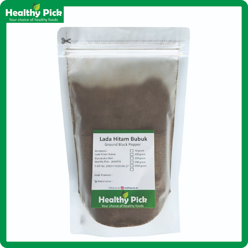 

Ground Black Pepper / Lada Hitam Giling / Lada Hitam Bubuk 500gr
