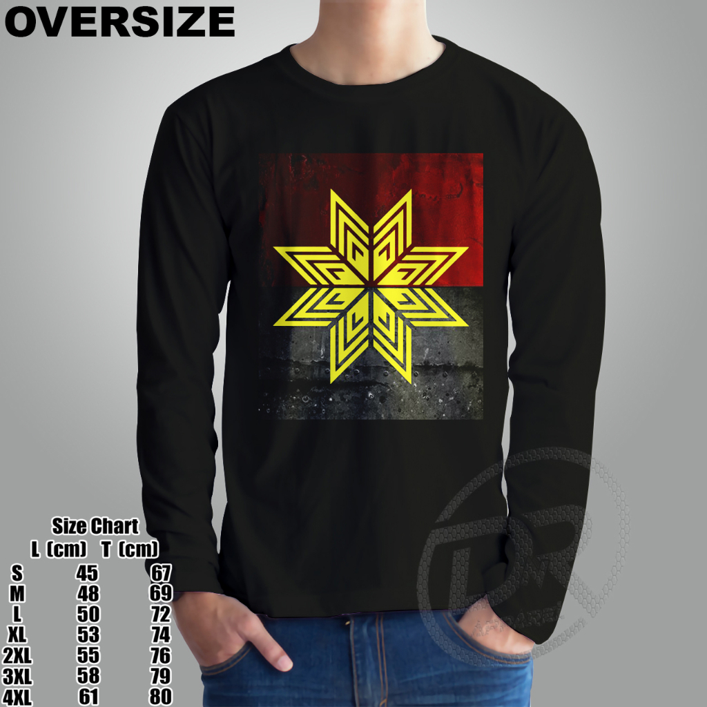 Tshirt Baju Distro Kaos Dewa 19 Lengan Panjang Oversize / Kaos Dewa 19 Pria Wanita / Kaos Dewa 19 Te