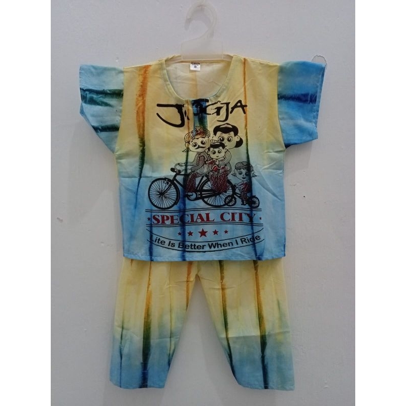 Kaos anak batik jumputan kaos jogja oleh oleh jogja cinderamata jogja setelan anak kaos anak koko ce