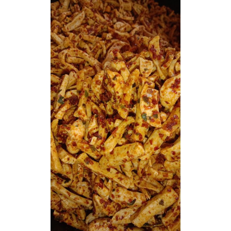 

Basreng pedas daun jeruk - 1/2kg