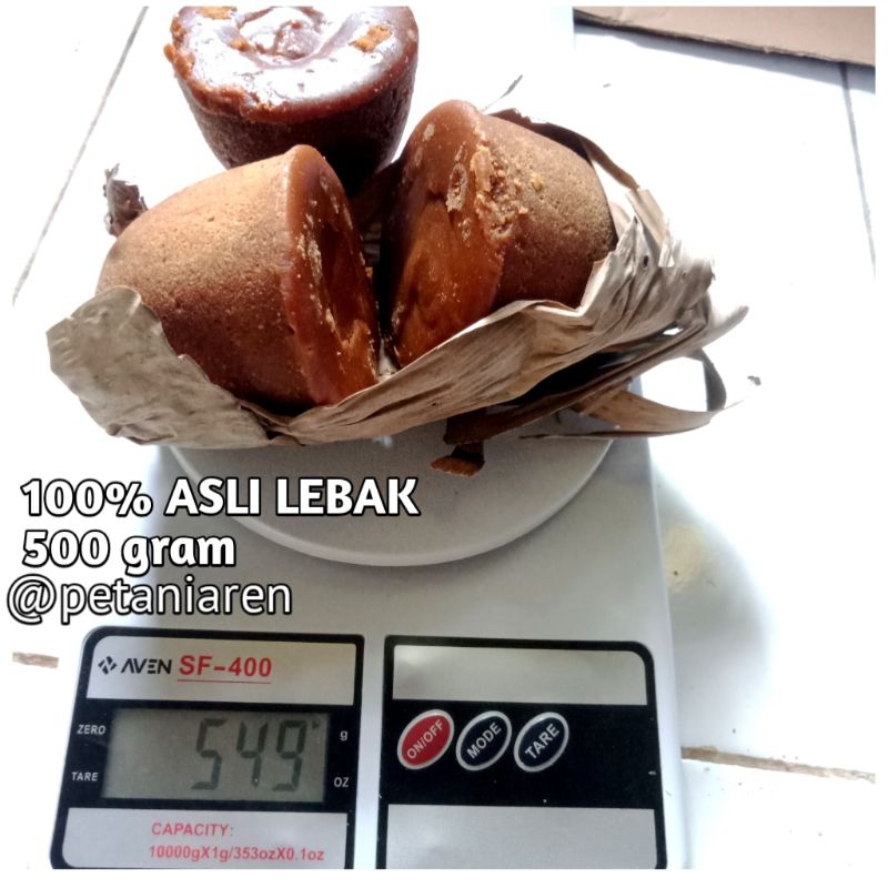 

Gula aren 500 gram asli lebak
