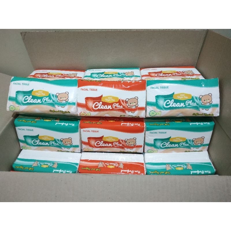 tisu clean plus 180sheet