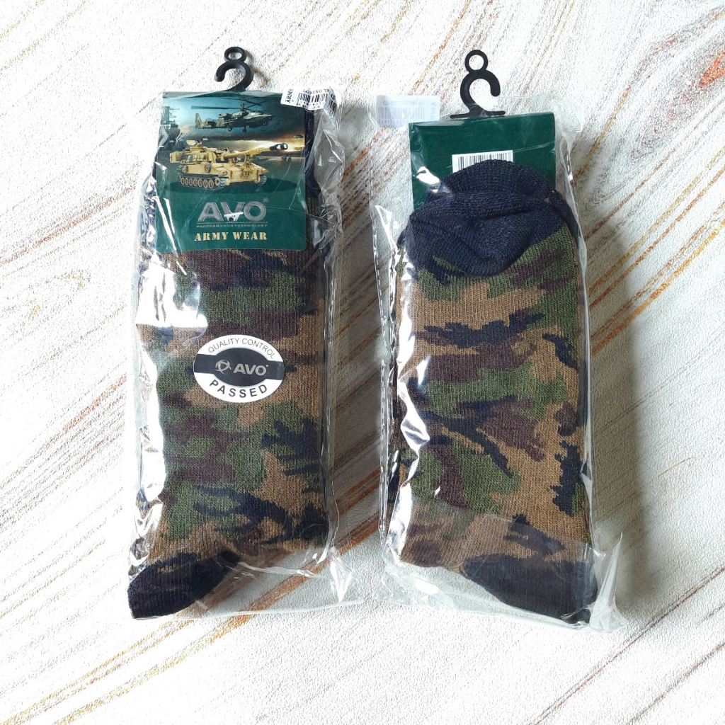 Kaos kaki TNI loreng/kaos kaki tebal