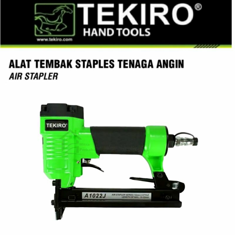 

Tekiro Air Nailer Staple Gun A1022J Paku U Staples Angin Stapler AT-AS1130