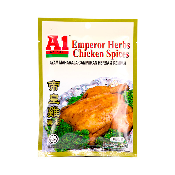 

A1 EMPEROR HERBS CHICKEN bumbu bahan masakan