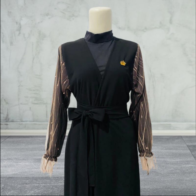 Sherina Outer mix brokat Atasan wanita kekinian
