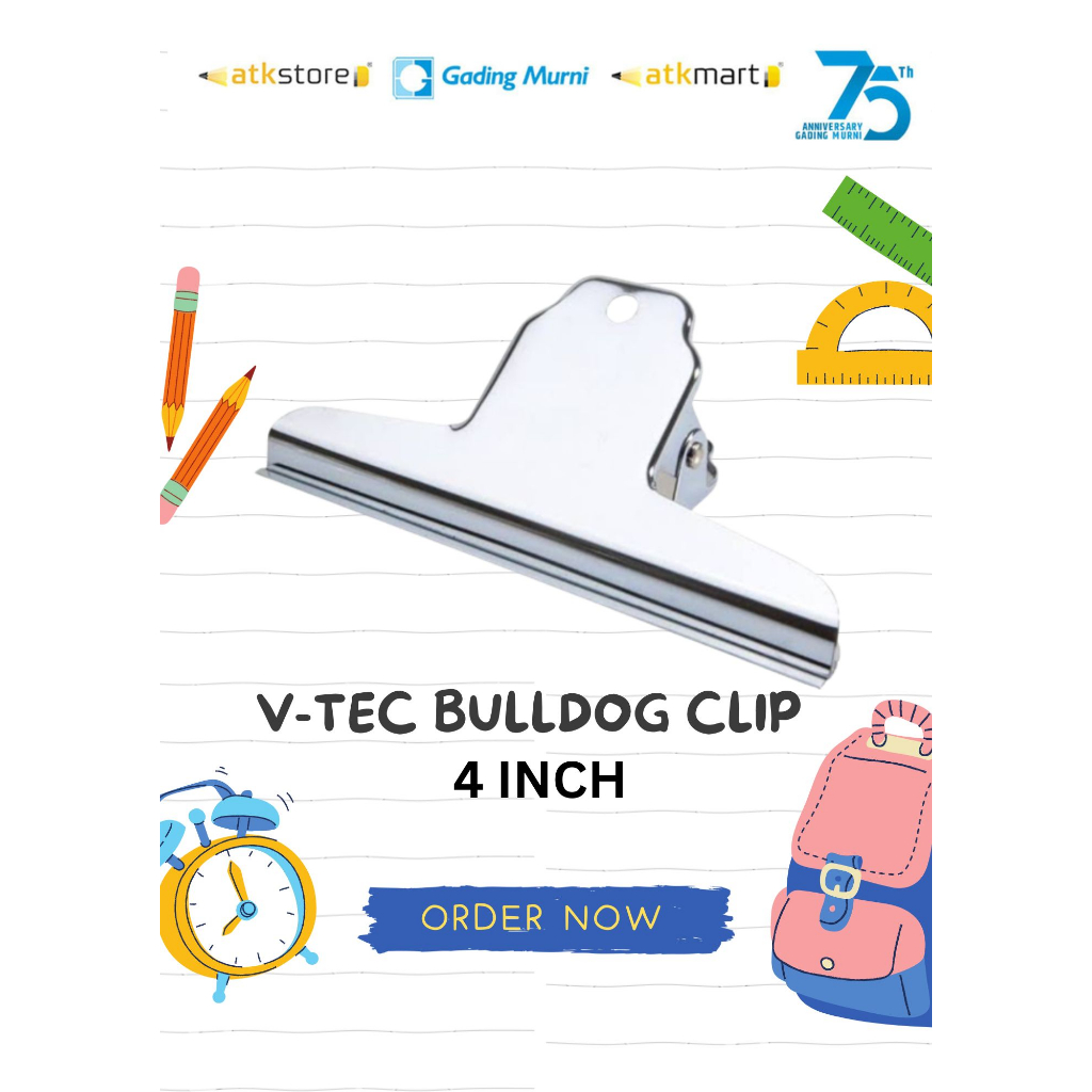 

V-tec Bulldog Clip 4 Inch 100MM