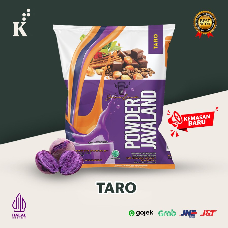 

Javaland Bubuk Minuman Rasa Taro 1Kg - Regular Plain | Bubble Powder Drink Boba