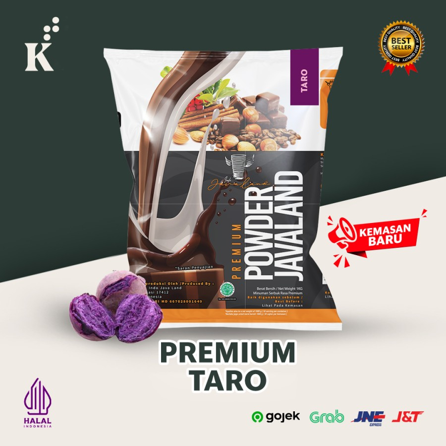 

Javaland Bubuk Minuman Rasa Taro 1Kg - Premium Plain | Bubble Powder Drink Boba