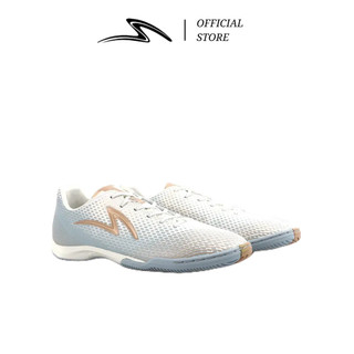 Sepatu Futsal Specs LS Omega Runtuboy IN Cloud Cream Safety Yellow /Lily White / Blue Saphire IN Ori
