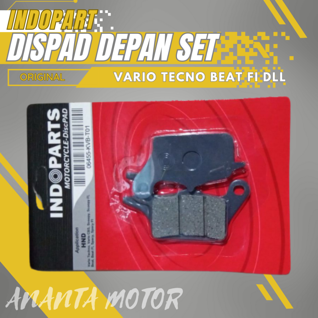 DISPAD INDOPART KAMPAS REM DEPAN CAKRAM INDOPART