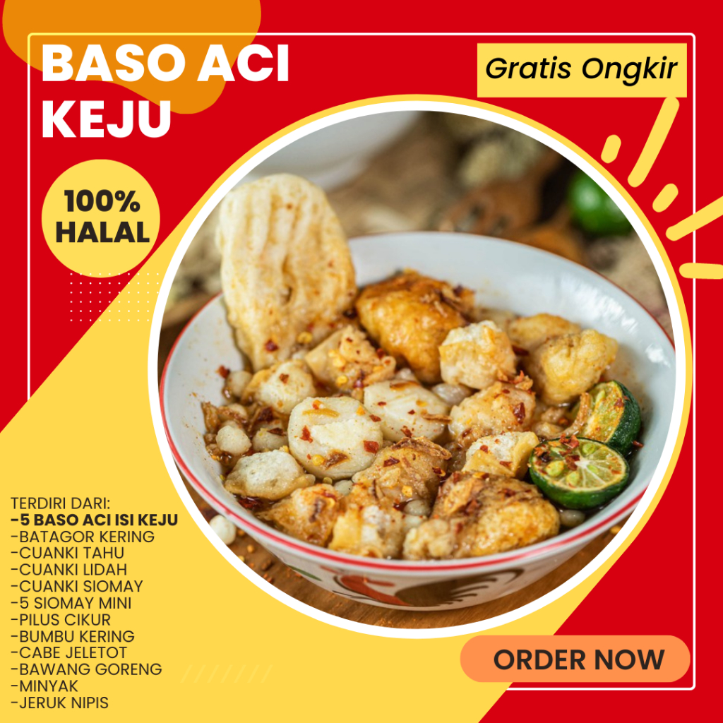 

Baso Aci isi KEJU | Pentol Aci Cuanki Batagor Khas Pedas Jajanan Kekinian Fresh Home Made