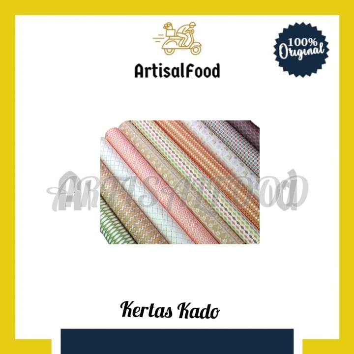 

Kertas Kado motif (RANDOM) harga per pcs