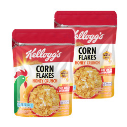 

Kelloggs Honey Crunch Corn Flakes Pouch Sereal 55g