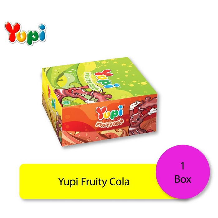 

Yupi Fruity Cola Permen Jeli Aneka Rasa Box 144gram