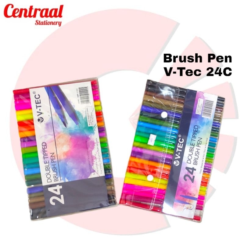 

Brush Pen V-Tec 24 Colors